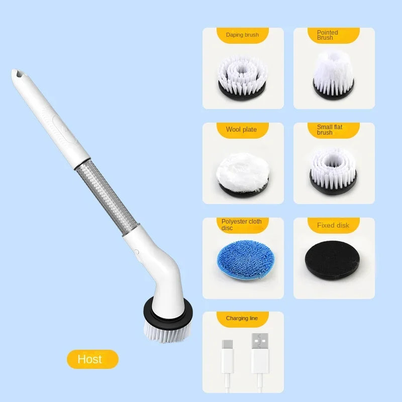 Brosse Electrique de Nettoyage 5-en-1 Nettoyez sans effort