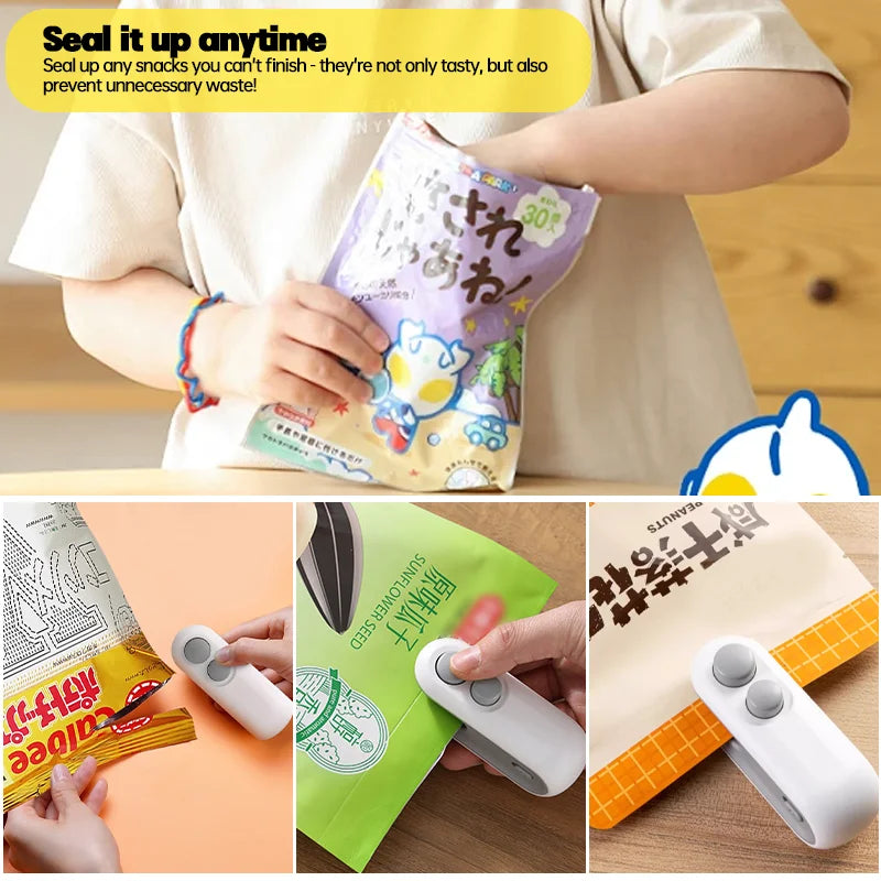 Mini Scelleuse de Sacs Rechargeable
