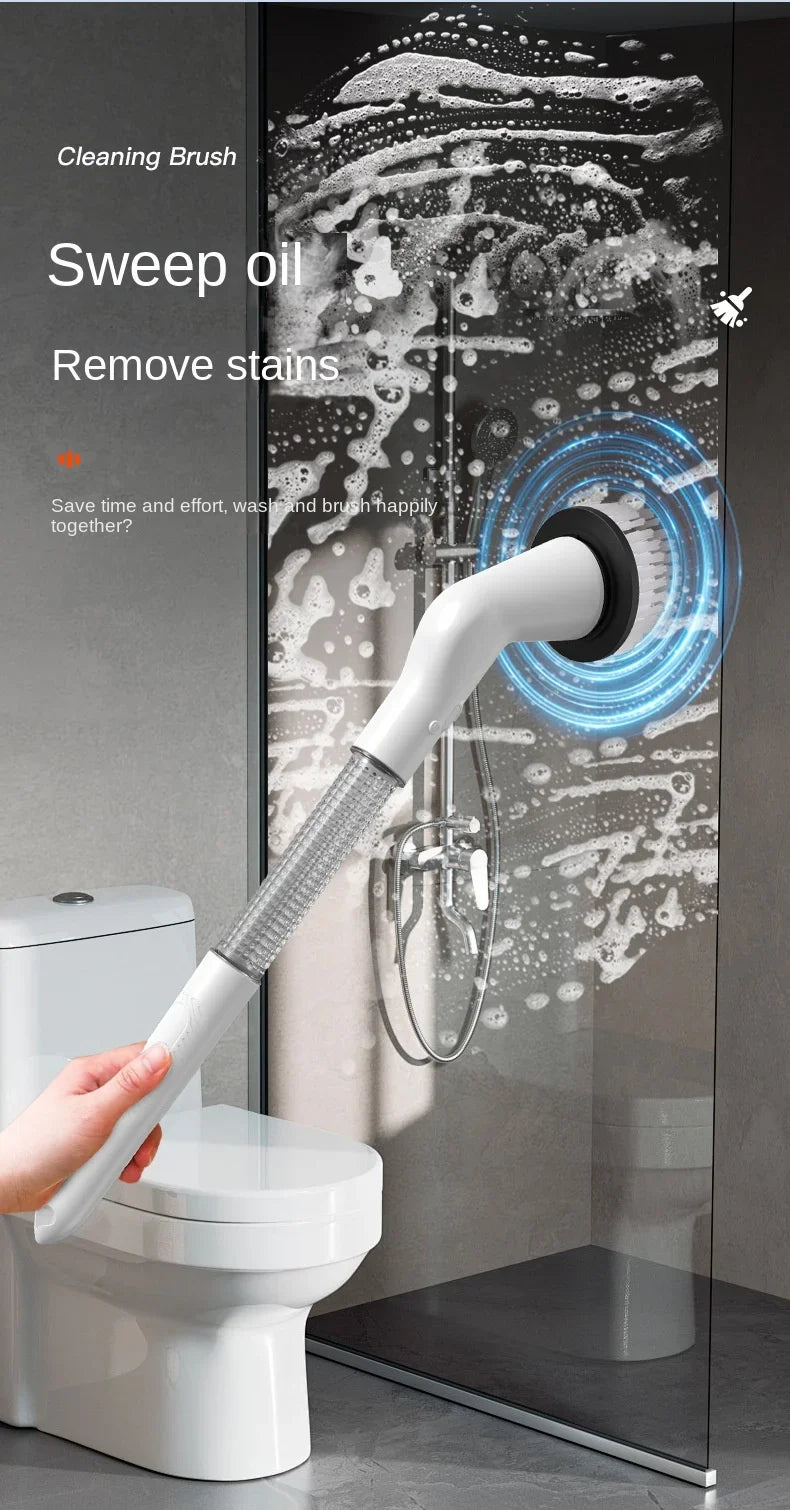 Brosse Electrique de Nettoyage 5-en-1 Nettoyez sans effort