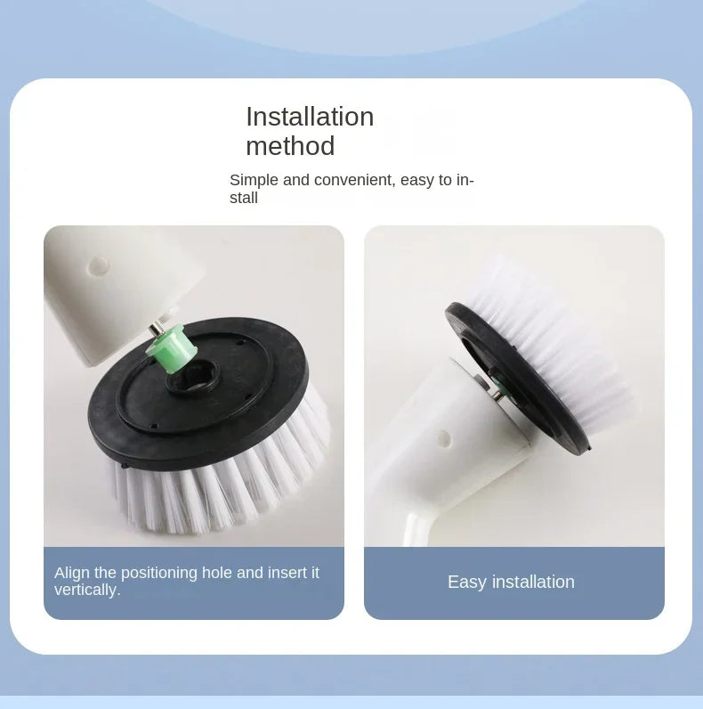 Brosse Electrique de Nettoyage 5-en-1 Nettoyez sans effort