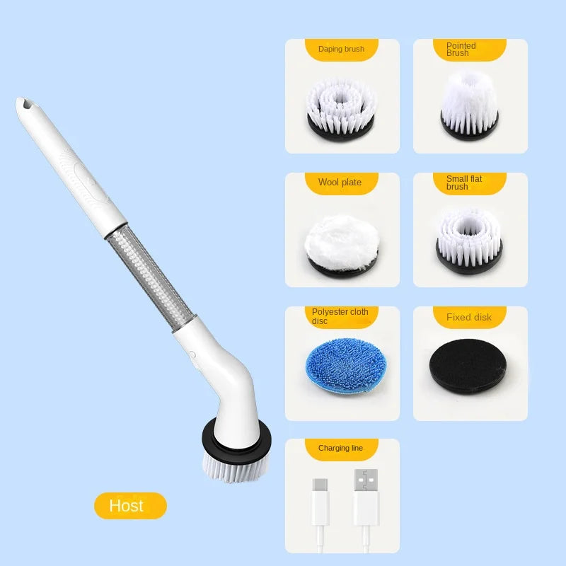 Brosse Electrique de Nettoyage 5-en-1 Nettoyez sans effort