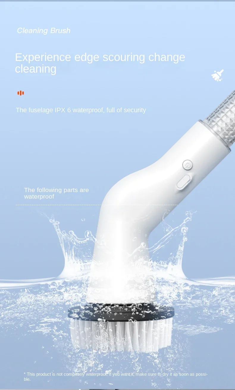 Brosse Electrique de Nettoyage 5-en-1 Nettoyez sans effort