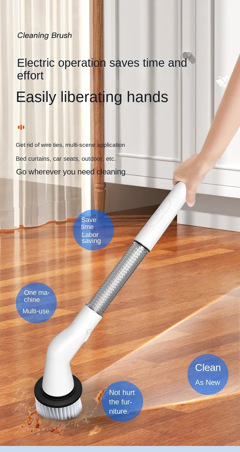 Brosse Electrique de Nettoyage 5-en-1 Nettoyez sans effort