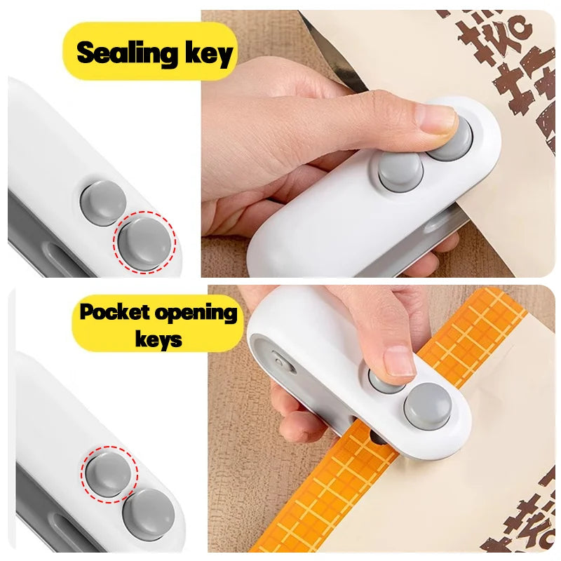 Mini Scelleuse de Sacs Rechargeable