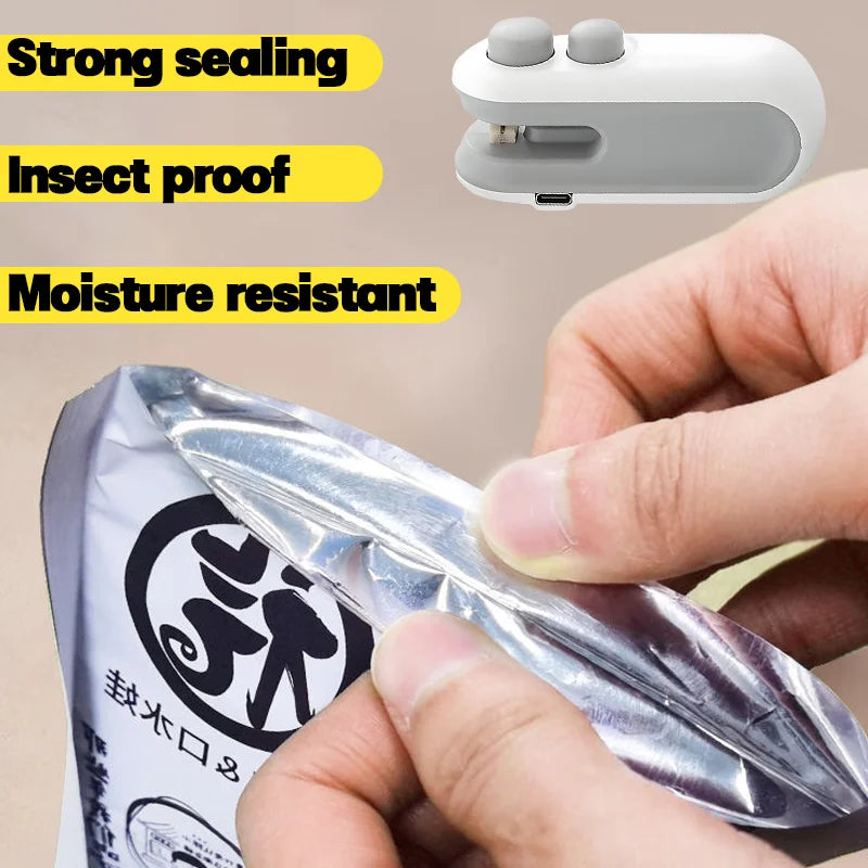 Mini Scelleuse de Sacs Rechargeable